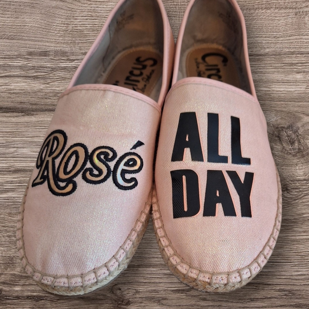 Circus by Sam Edelman Rose All Day Pink Espadrilles Size 7